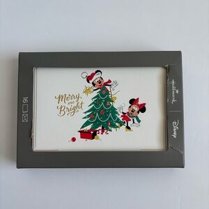 Hallmark Disney Christmas Cards Mickey Minnie Mouse Merry and Bright 16 Cards